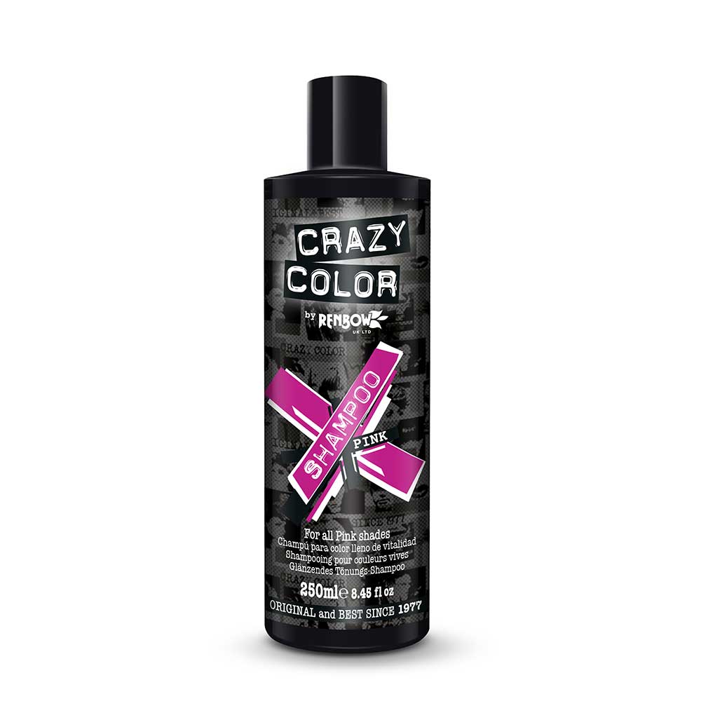 Crazy Color - Pink Hair Shampooing protecteur de couleur - Rose